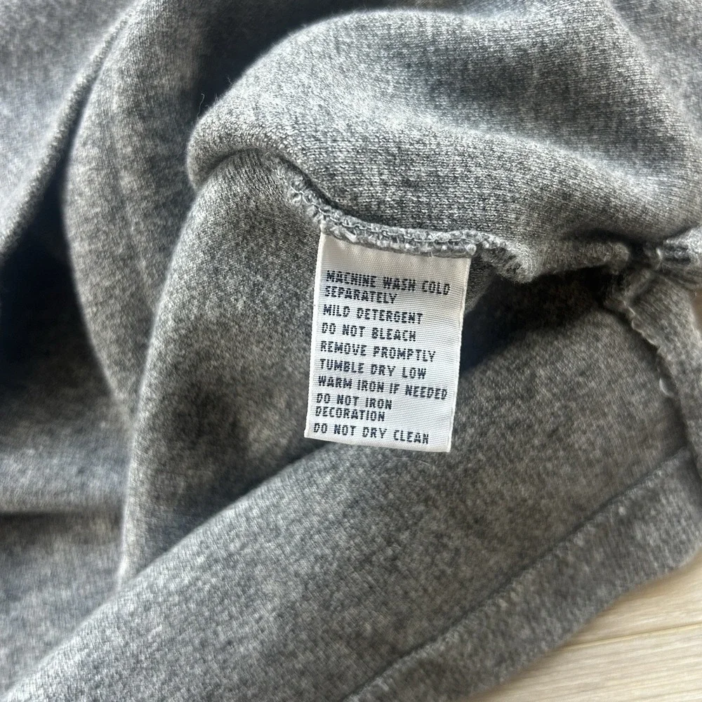 Polo Ralph‎ Lauren Sweater Mens 2XL Gray Quarter Zip Mock Neck Pullover Logo